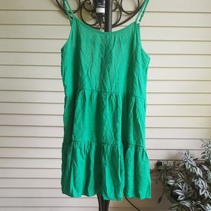 Green Tier Summer Dress